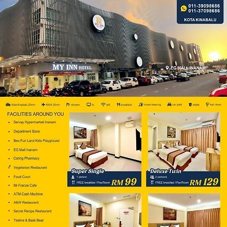 My Inn Hotel Inanam ภายนอก รูปภาพ