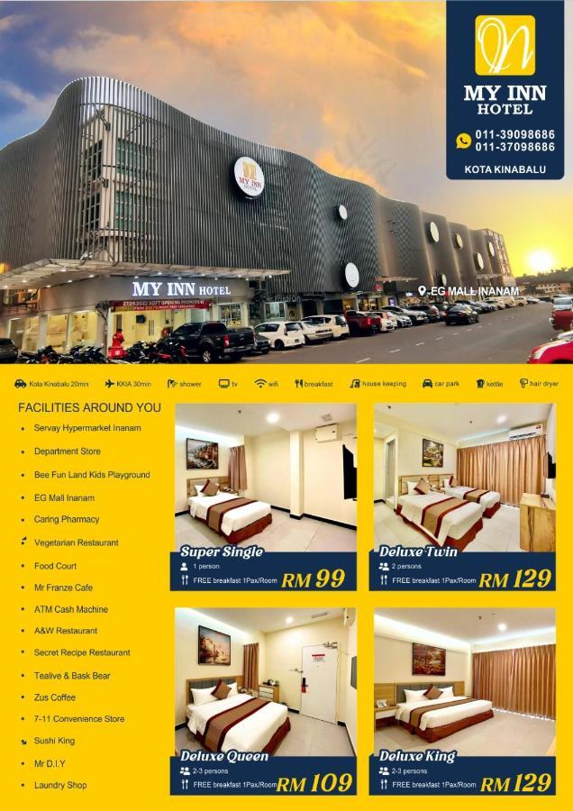 My Inn Hotel Inanam ภายนอก รูปภาพ